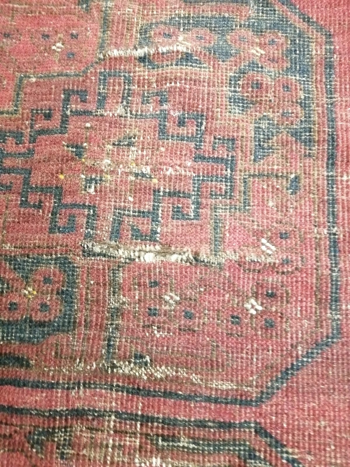 Three small North West Persian rugs (worn), largest 205 x 122cm